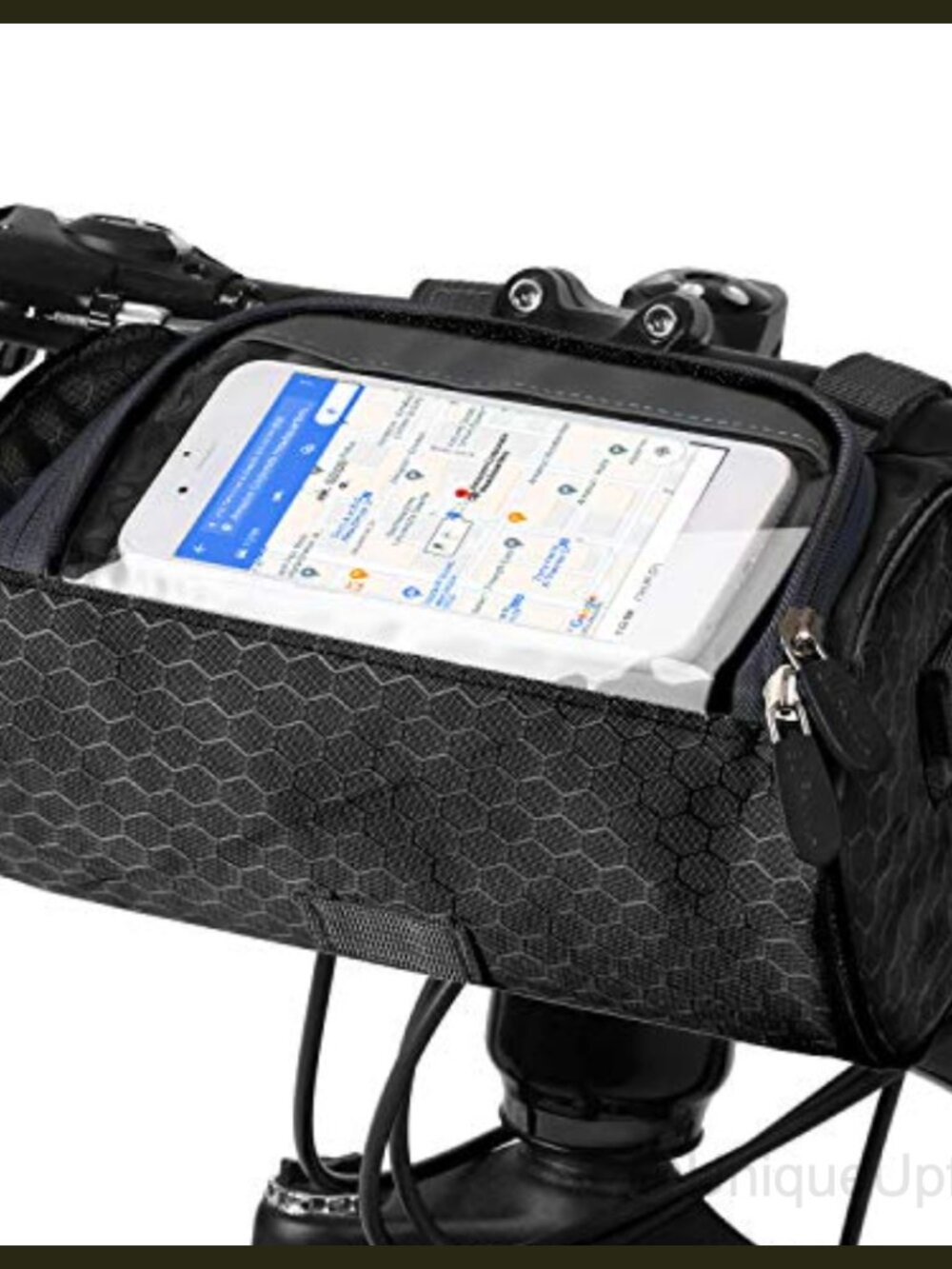 Waterproof Bike Handlebar Bag Nylon Touch Screen Phone Holder Cycling